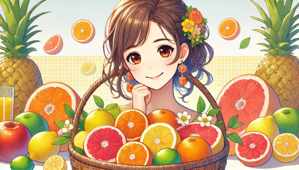 ビタミンCたっぷりの柑橘類